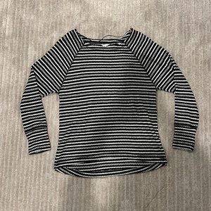 Caslon black and white stripped sweater